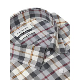 Chevalier Herrenhemd Carlton Autumn Fling Checked S