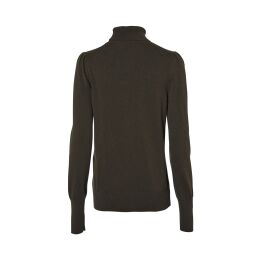 Chevalier Damen Rollkragenpullover Agnes Leather Brown