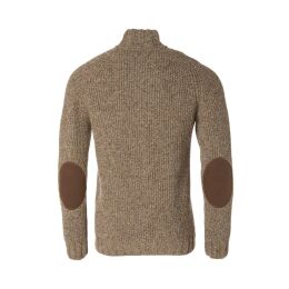 Chevalier Herrenpullover Groby Saddle Brown Neps