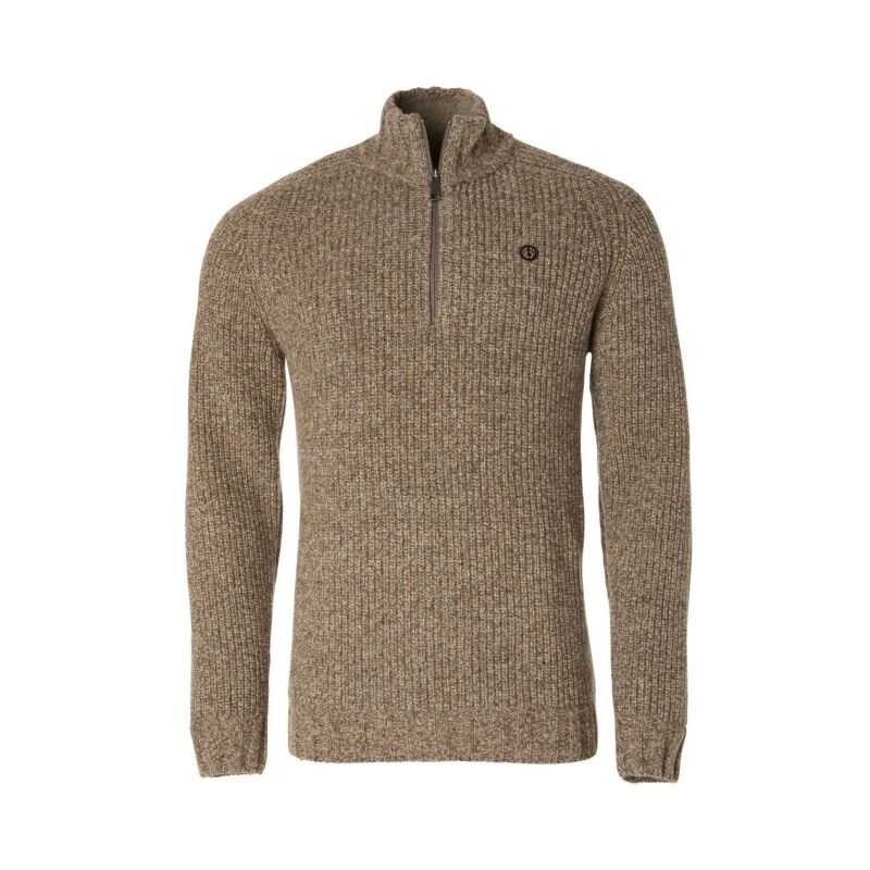 Chevalier Herrenpullover Groby Saddle Brown Neps L