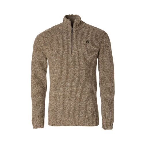 Chevalier Herrenpullover Groby Saddle Brown Neps XXL