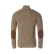 Chevalier Herrenpullover Groby Saddle Brown Neps XXL
