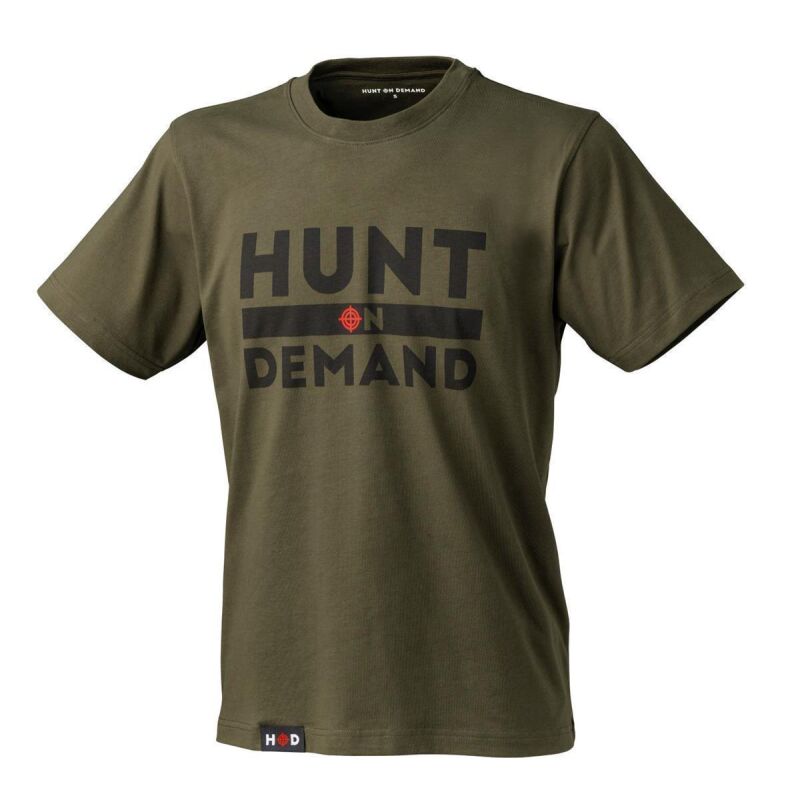 Hunt on Demand Herren T-Shirt Oliv