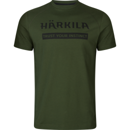 H&auml;rkila Herren Logo T-Shirt 2er Pack Duffle Green/Phantom