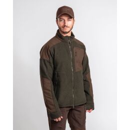 Pinewood Herren Fleecejacke Smaland Forest Hunting Green