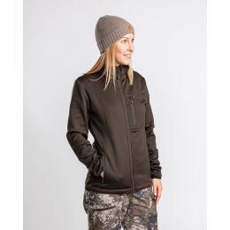 Pinewood Damen Fleecejacke Frazer Power Dark Mossgreen