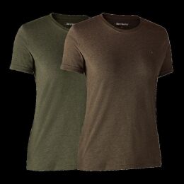 Deerhunter Damen T-Shirt Basic 2er- Pack Adventure...