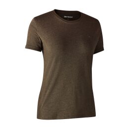 Deerhunter Damen T-Shirt Basic 2er- Pack Adventure Green/Brown