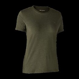 Deerhunter Damen T-Shirt Basic 2er- Pack Adventure Green/Brown