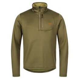 Blaser Herren Pullover Midlayer Drain Dunkeloliv