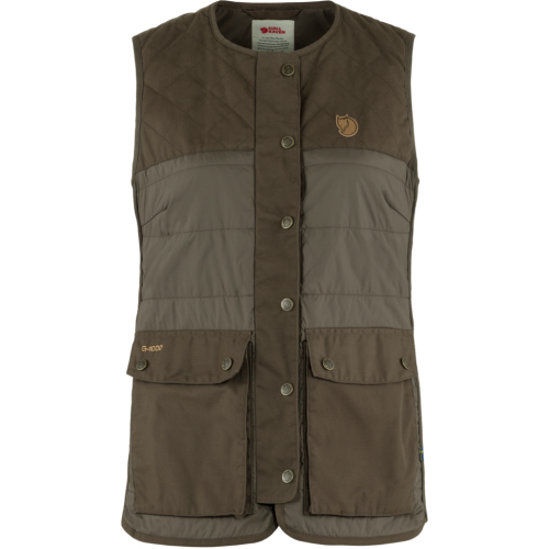 Fjällräven Damen Weste Forest Wool Padded Dark Olive M