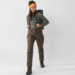 Fj&auml;llr&auml;ven Damen Hose Forest Hybrid Dark Olive 44/R