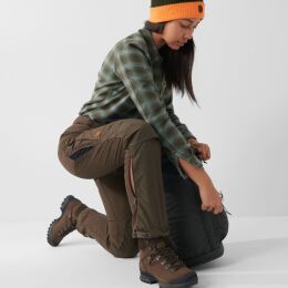 Fj&auml;llr&auml;ven Damen Hose Forest Hybrid Dark Olive 44/R