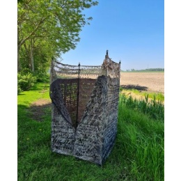 Tarnzelt Camouflage mit Rahmen inkl. Tarnnetz Wetland Camo