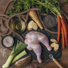 Liebesgut Hundenassfutter Bio Huhn mit Schwarzwurzel und Amaranth