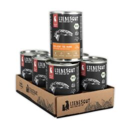 Liebesgut Hundenassfutter Bio Lachs mit Banane und Pastinaken 200g