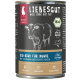 Liebesgut Hundenassfutter Bio Rind mit Zucchini und Reisflocken 200g