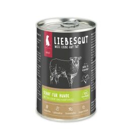Liebesgut Hundenassfutter Bio Schaf mit Sellerie und Kartoffel 6x400g