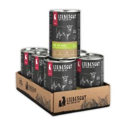 Liebesgut Hundenassfutter Bio Schaf mit Sellerie und Kartoffel 6x400g