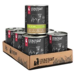 Liebesgut Hundenassfutter Bio Schaf mit Sellerie und Kartoffel 6x800g