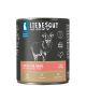 Liebesgut Hundenassfutter Sensitiv Hirsch mit Bio-Obst und Bio-Hirse 6x800g
