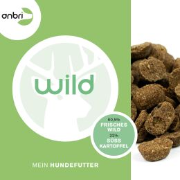 anbri gebackenes Hundetrockenfutter Frisches Wild mit S&uuml;&szlig;kartoffeln