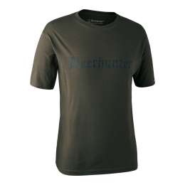 Deerhunter Herren T-Shirt mit Logo gr&uuml;n