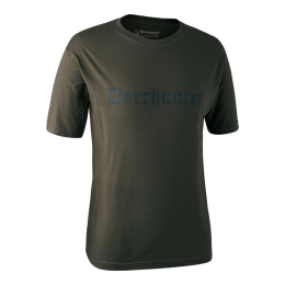 Deerhunter Herren T-Shirt mit Logo grün