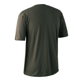 Deerhunter Herren T-Shirt mit Logo gr&uuml;n