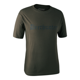 Deerhunter Herren T-Shirt mit Logo gr&uuml;n XXL
