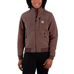 Carhartt Damen Fleecejacke Nutmeg Heather XL