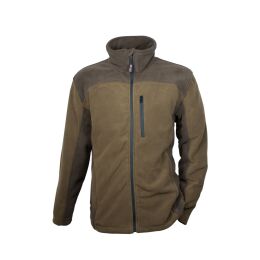 Hubertus Herren Fleecejacke Eifel Oliv/Braun L