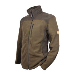 Hubertus Herren Fleecejacke Eifel Oliv/Braun L