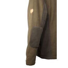Hubertus Herren Fleecejacke Eifel Oliv/Braun L