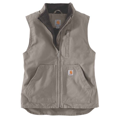 Carhartt Damen Weste Sherpa Lined Mock Taupe/Grau M