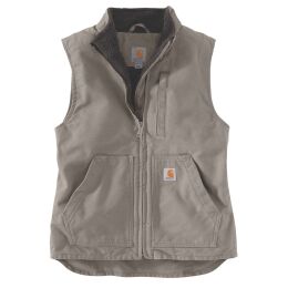 Carhartt Damen Weste Sherpa Lined Mock Taupe/Grau M