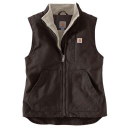 Carhartt Damen Weste Sherpa Lined Mock Taupe/Grau XL