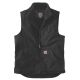 Carhartt Herren Weste Washed Duck Line Mock Schwarz M