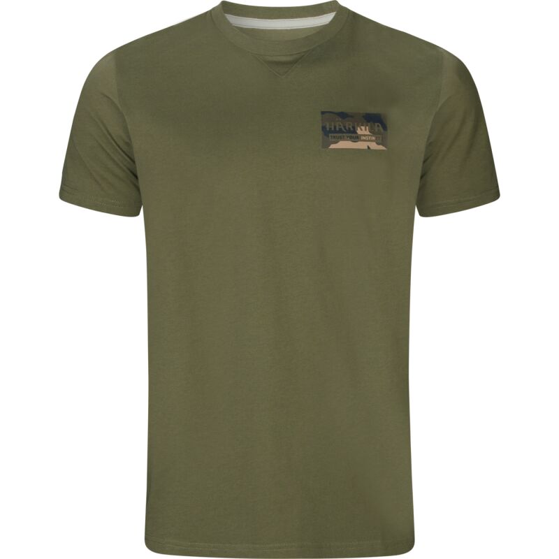 Hrkila Herren T-Shirt Core Dark olive M