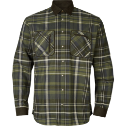 H&auml;rkila Herren Hemd Pajala Olive check S