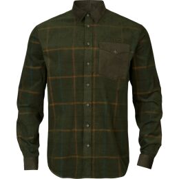 Hrkila Herren Hemd Kaldfjord Willow green check