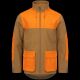 Blaser Herren Softshelljacke Tackle Rubber Brown/Blaze Orange S
