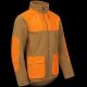 Blaser Herren Softshelljacke Tackle Rubber Brown/Blaze Orange S
