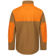 Blaser Herren Softshelljacke Tackle Rubber Brown/Blaze Orange S