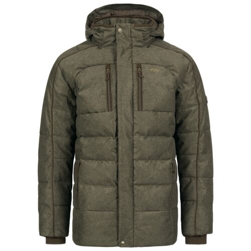Blaser Herren Daunenjacke Vintage Radiation Olive Melange / Schwarz  S