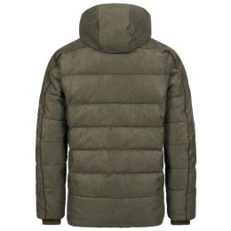 Blaser Herren Daunenjacke Vintage Radiation Olive Melange / Schwarz  S