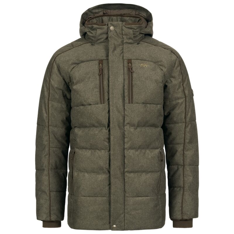 Blaser Herren Daunenjacke Vintage Radiation Olive Melange / Schwarz  XL