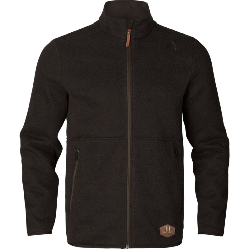 Hrkila Herren Strickjacke Metso Shadow brown 3XL