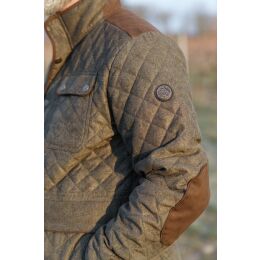 Blaser Herren Jacke Vintage Miles Olive Melange / Schwarz  3XL