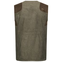 Blaser Herren Weste Vintage Wing Olive Melange / Schwarz  XL